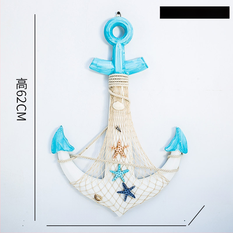 Medinis ankeris – sienos dekoras, Viduržemio jūros stilius, Welcome motyvas, pušies medis