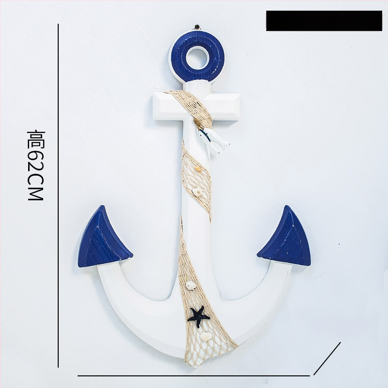 Medinis ankeris – sienos dekoras, Viduržemio jūros stilius, Welcome motyvas, pušies medis