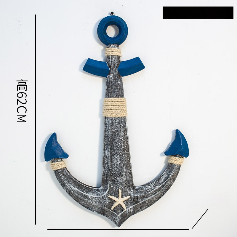 Medinis ankeris – sienos dekoras, Viduržemio jūros stilius, Welcome motyvas, pušies medis