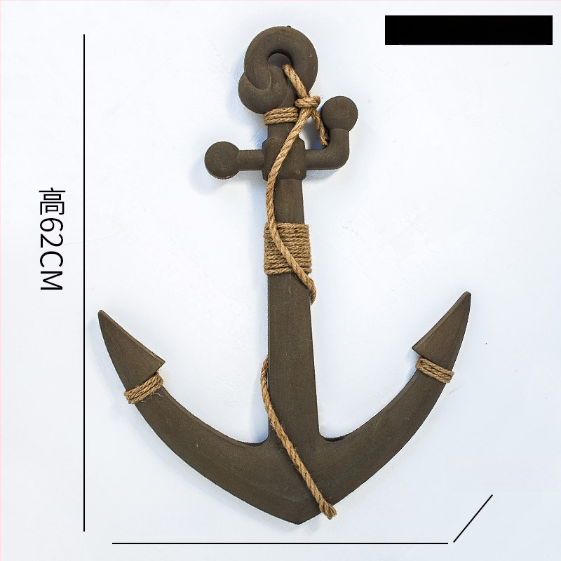 Medinis ankeris – sienos dekoras, Viduržemio jūros stilius, Welcome motyvas, pušies medis