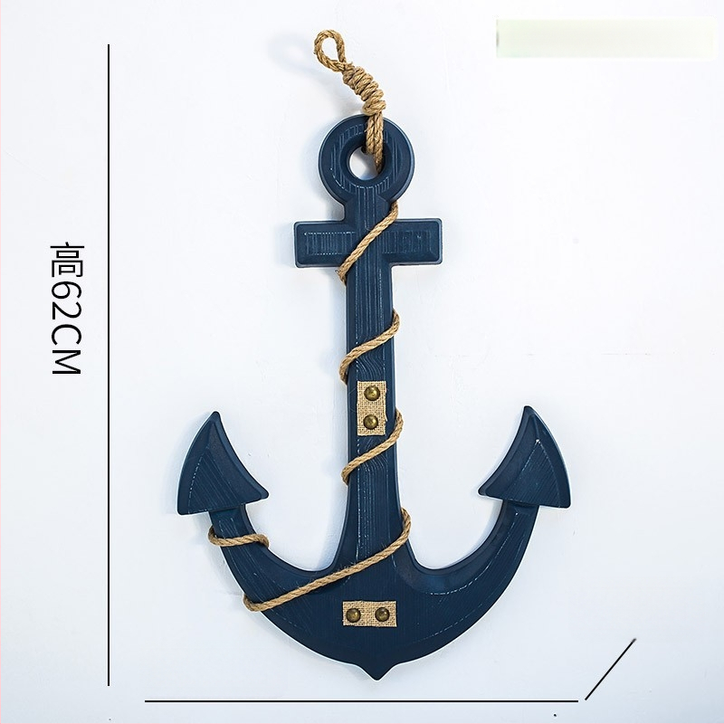 Medinis ankeris – sienos dekoras, Viduržemio jūros stilius, Welcome motyvas, pušies medis