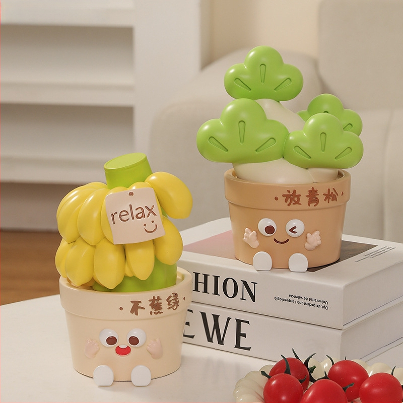 Biuro stalo dekoras nerimo mažinimui ir emocinei stabilumui (Medžiaga: derva; Stilius: paprastas ir šiuolaikiškas; Verslo dovana)