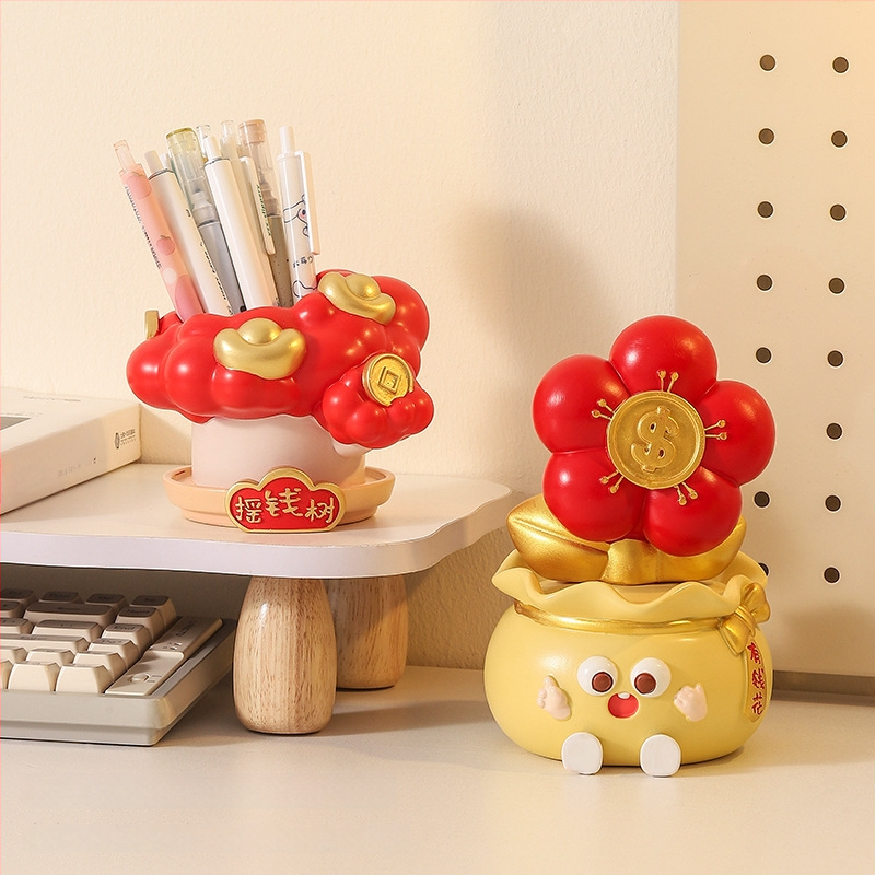 Biuro stalo dekoras nerimo mažinimui ir emocinei stabilumui (Medžiaga: derva; Stilius: paprastas ir šiuolaikiškas; Verslo dovana)