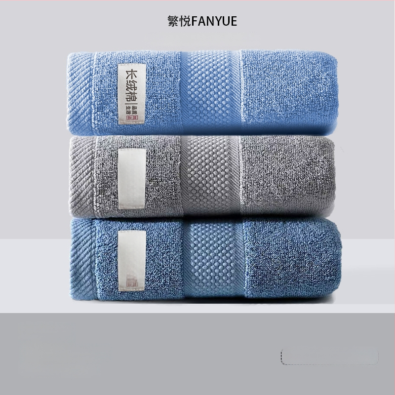 Pamut arc- és testtörölköző, vastagított, puha, nagyon nedvszívó, 100D szál, egyszerű szövés