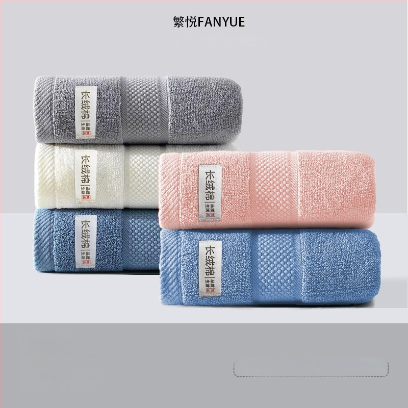 Pamut arc- és testtörölköző, vastagított, puha, nagyon nedvszívó, 100D szál, egyszerű szövés