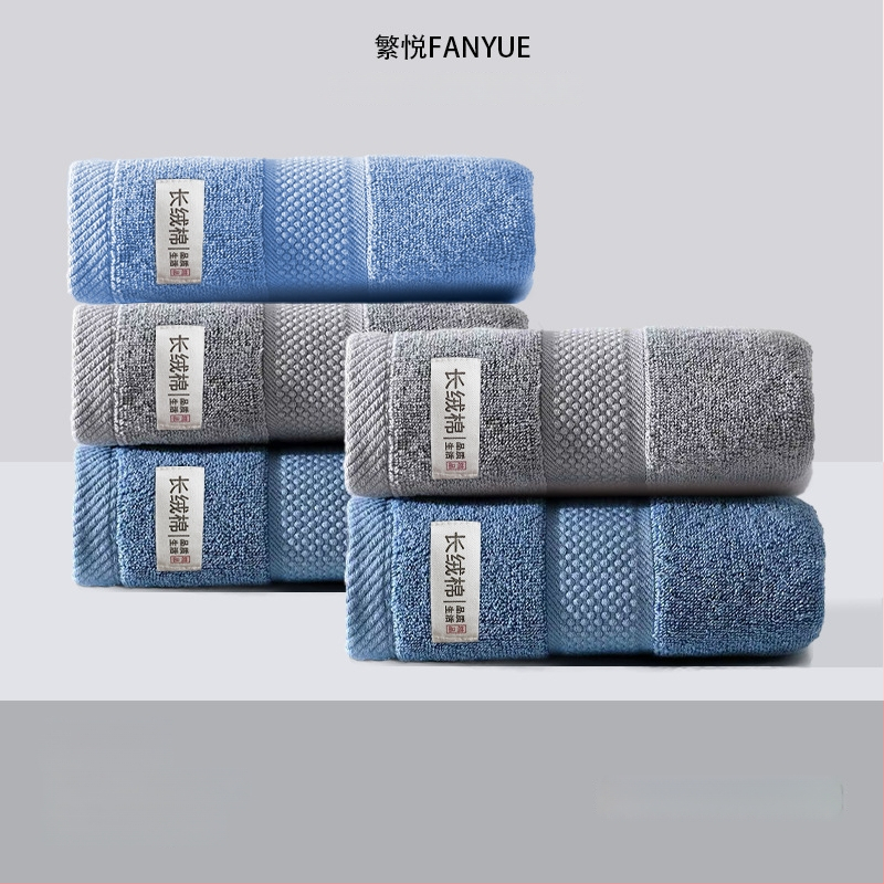 Pamut arc- és testtörölköző, vastagított, puha, nagyon nedvszívó, 100D szál, egyszerű szövés