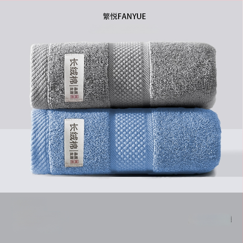 Pamut arc- és testtörölköző, vastagított, puha, nagyon nedvszívó, 100D szál, egyszerű szövés