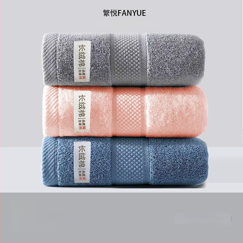 Pamut arc- és testtörölköző, vastagított, puha, nagyon nedvszívó, 100D szál, egyszerű szövés