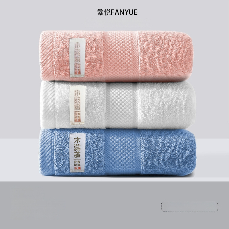 Pamut arc- és testtörölköző, vastagított, puha, nagyon nedvszívó, 100D szál, egyszerű szövés