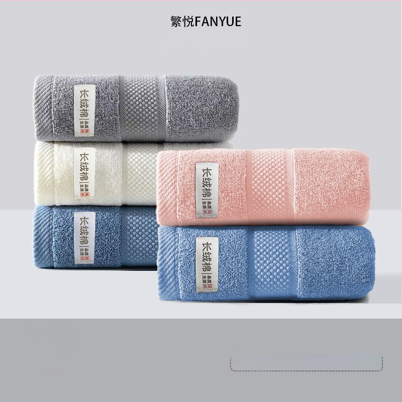 Pamut arc- és testtörölköző, vastagított, puha, nagyon nedvszívó, 100D szál, egyszerű szövés