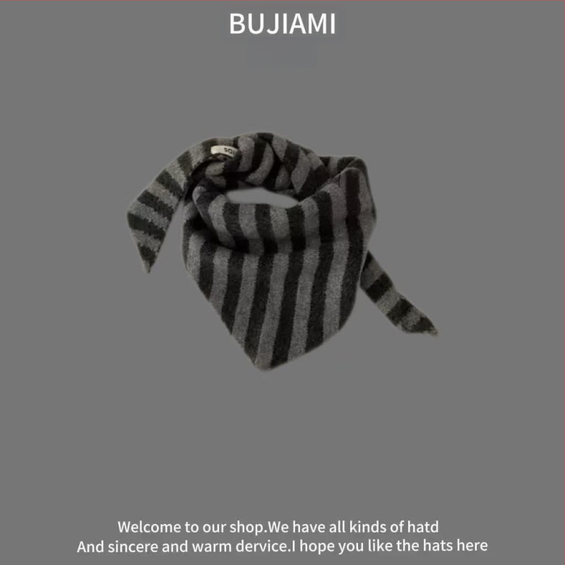 Vilnonis šalikas, universalus, žiemos šiluma, spalvotų tinklelio raštas, tie-dye apdaila — Bajia Rice