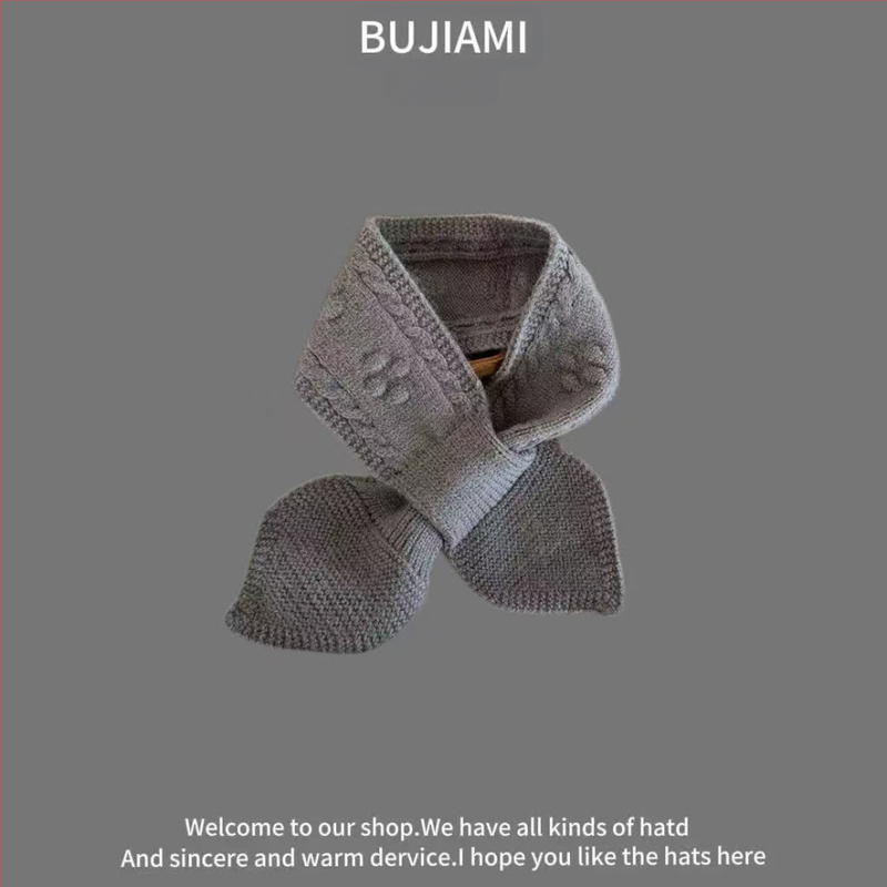 Vilnonis šalikas, universalus, žiemos šiluma, spalvotų tinklelio raštas, tie-dye apdaila — Bajia Rice