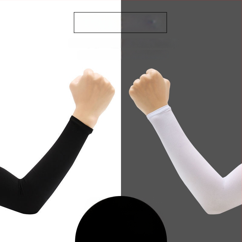 Unisex saules aizsardzības roku piedurknes vasarai, garas, 100% kokvilna