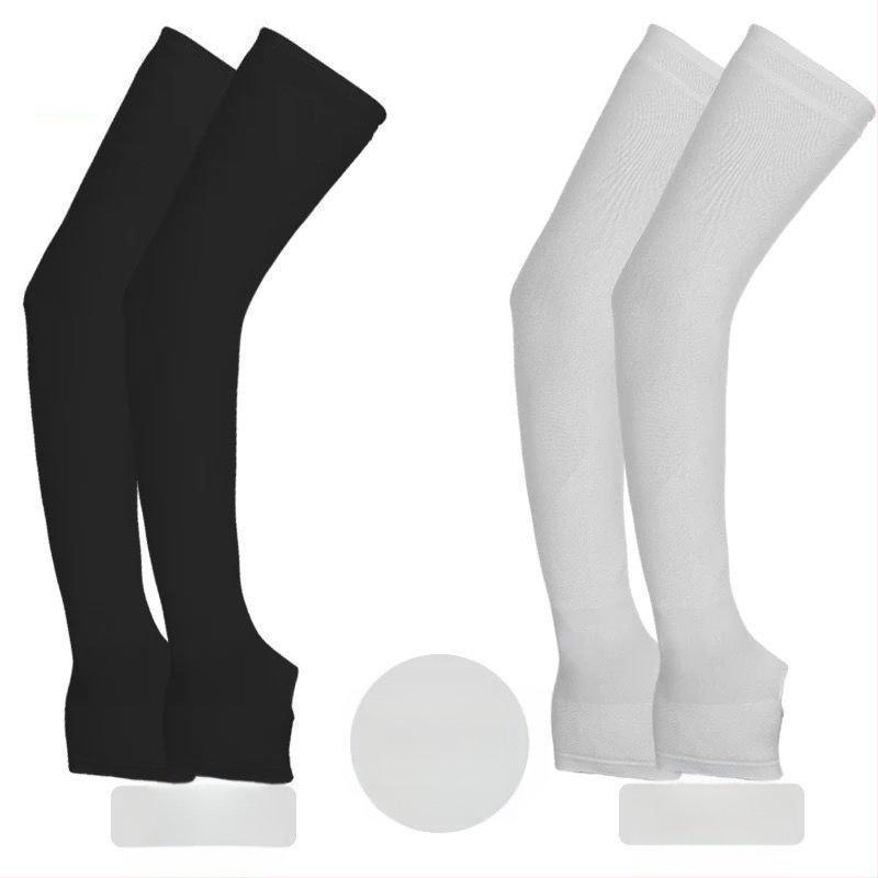 Unisex saules aizsardzības roku piedurknes vasarai, garas, 100% kokvilna