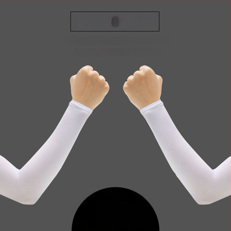 Unisex saules aizsardzības roku piedurknes vasarai, garas, 100% kokvilna