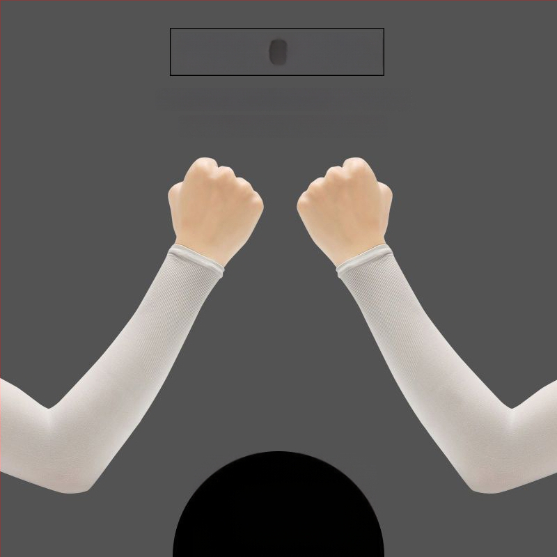 Unisex saules aizsardzības roku piedurknes vasarai, garas, 100% kokvilna