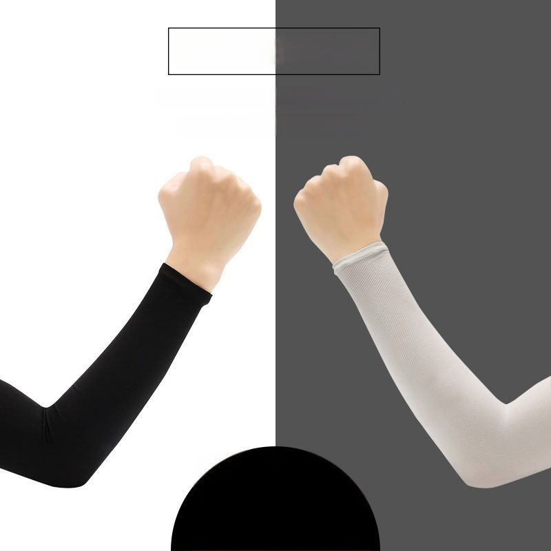 Unisex saules aizsardzības roku piedurknes vasarai, garas, 100% kokvilna