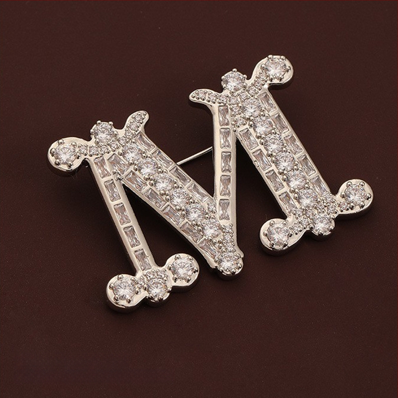 Moterų segė su cirkonio akmenimis, retro elegantiškas stilius, gėlės forma, elektroplatavimas, drabužių dekoratyvinis priedas