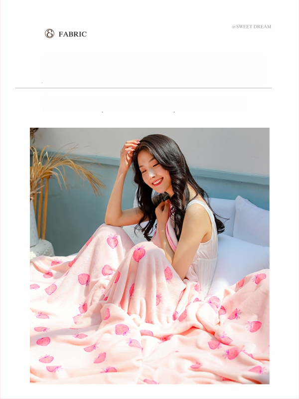 Koraalpluüs pleed üliõpilaste majja; multikas muster; materjal: vill; lihtne ja kaasaegne stiil; värvikindlus: 4.