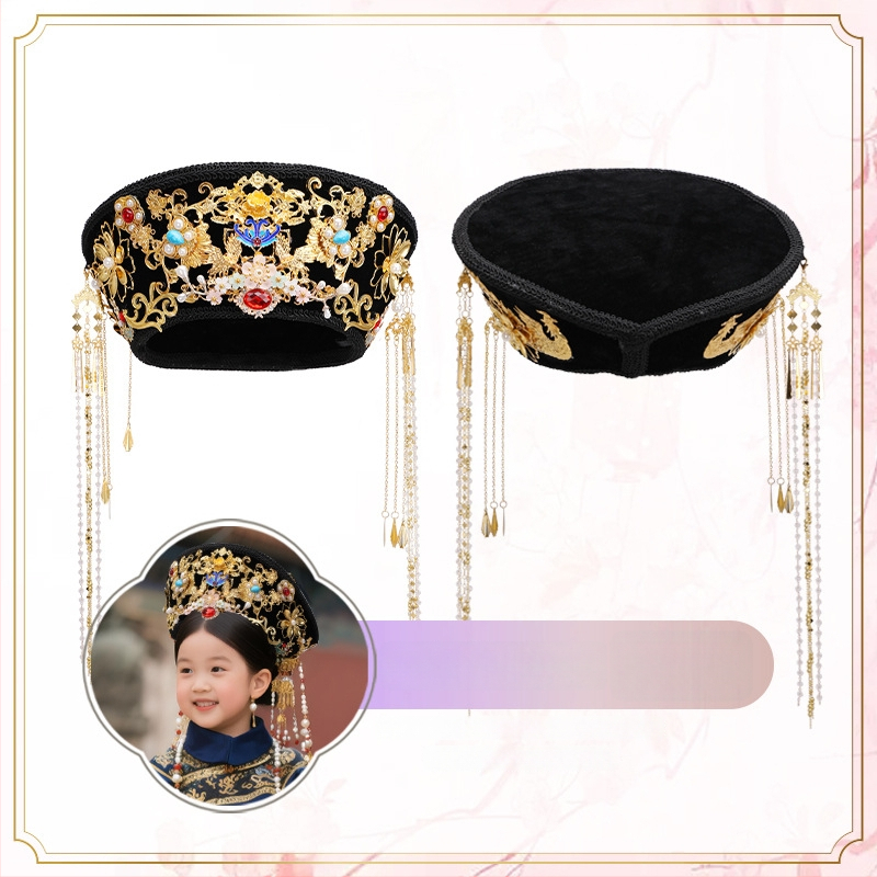 Детски аксесоар за коса | марка Wanyuefang | ръчна изработка | стил: деца, античен/ретро | материал: сплав | вид: ленти за глава и ластици