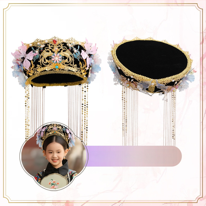 Детски аксесоар за коса | марка Wanyuefang | ръчна изработка | стил: деца, античен/ретро | материал: сплав | вид: ленти за глава и ластици