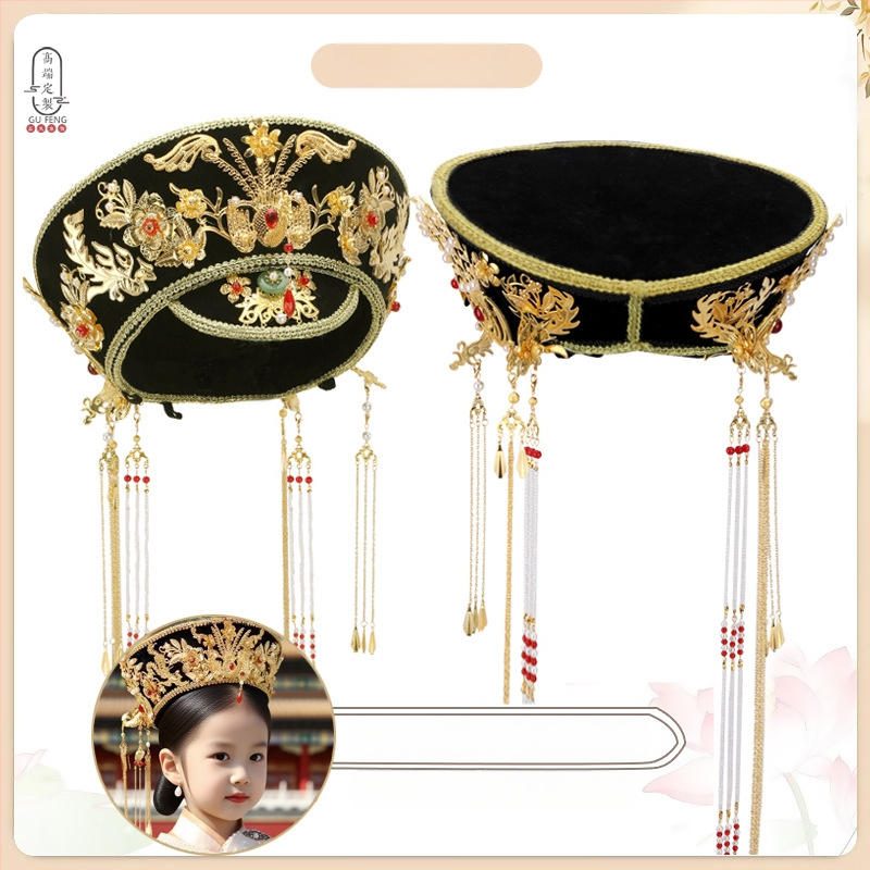 Детски аксесоар за коса | марка Wanyuefang | ръчна изработка | стил: деца, античен/ретро | материал: сплав | вид: ленти за глава и ластици