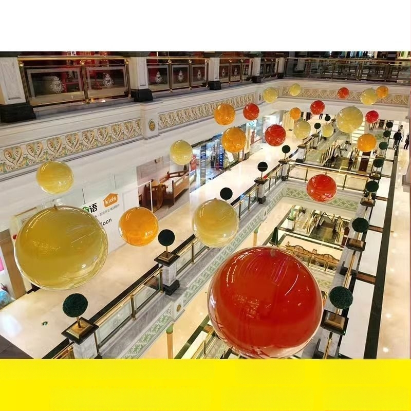 Balionas, Apskritos formos popierinis balionas, Falling Earth, Nacionalinės dienos kabama dekoracija, Dviejų sluoksnių 2-in-1