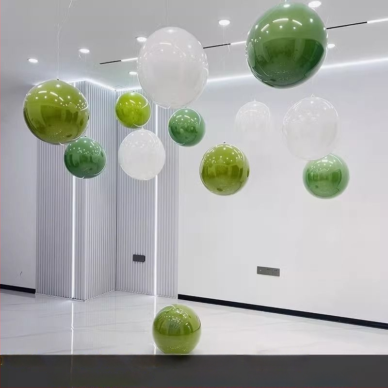 Balionas, Apskritos formos popierinis balionas, Falling Earth, Nacionalinės dienos kabama dekoracija, Dviejų sluoksnių 2-in-1