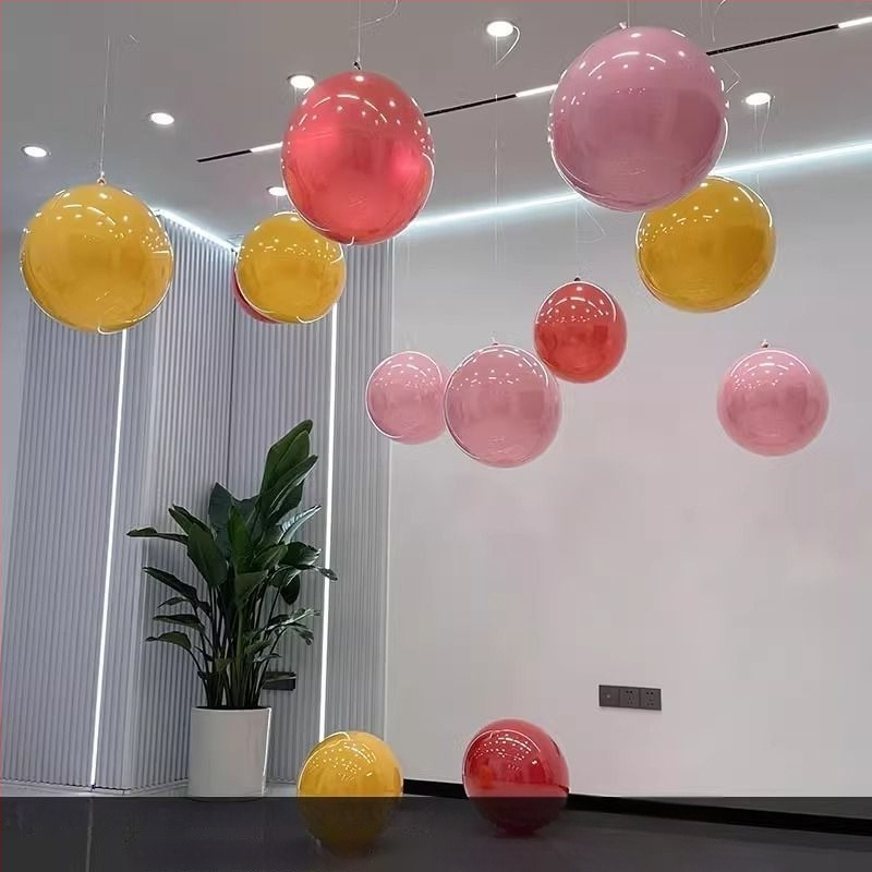 Balionas, Apskritos formos popierinis balionas, Falling Earth, Nacionalinės dienos kabama dekoracija, Dviejų sluoksnių 2-in-1