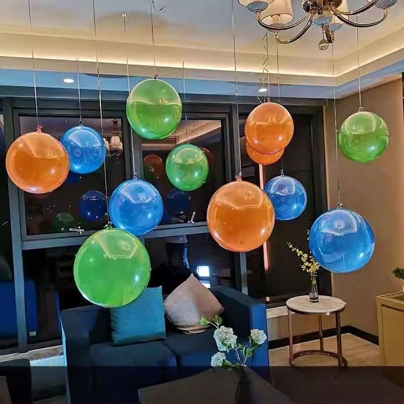 Balionas, Apskritos formos popierinis balionas, Falling Earth, Nacionalinės dienos kabama dekoracija, Dviejų sluoksnių 2-in-1