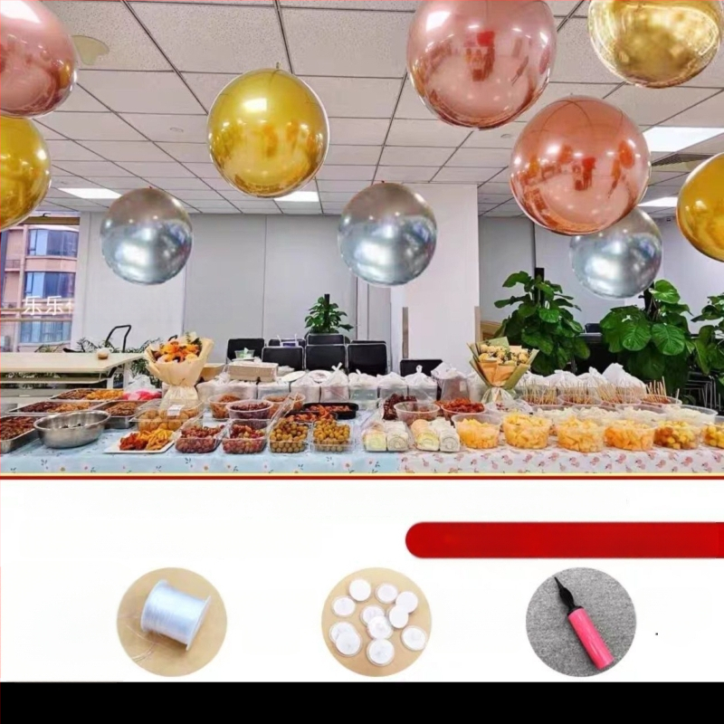 Balionas, Apskritos formos popierinis balionas, Falling Earth, Nacionalinės dienos kabama dekoracija, Dviejų sluoksnių 2-in-1