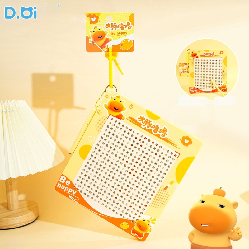 Capybara Lulu võtmehoidja – Squishy Bubble, karikatuurne stiil, sulam + PVC, litsentsitud IP