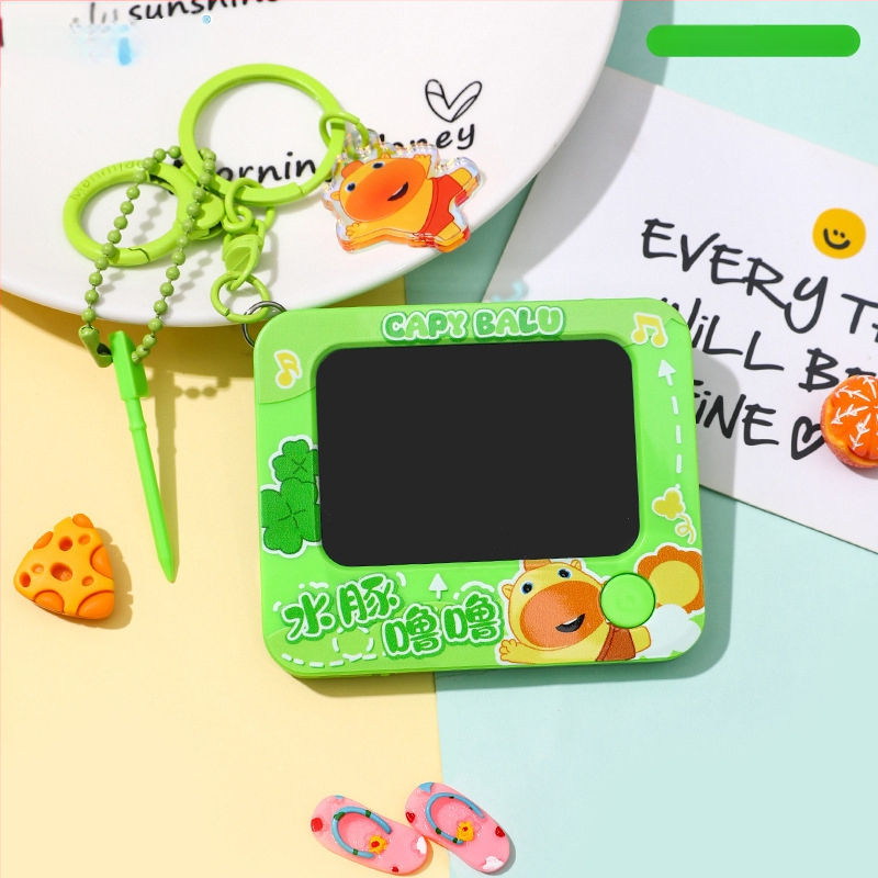 Capybara Lulu võtmehoidja – Squishy Bubble, karikatuurne stiil, sulam + PVC, litsentsitud IP