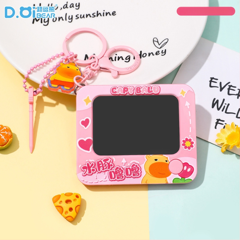 Capybara Lulu võtmehoidja – Squishy Bubble, karikatuurne stiil, sulam + PVC, litsentsitud IP