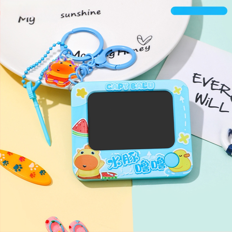 Capybara Lulu võtmehoidja – Squishy Bubble, karikatuurne stiil, sulam + PVC, litsentsitud IP