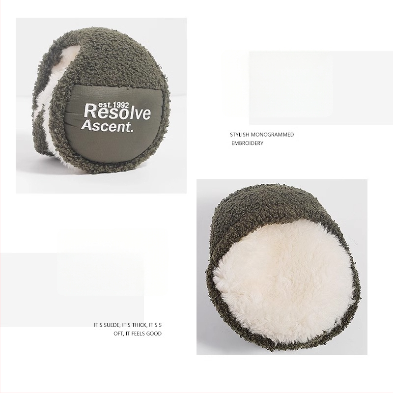 Meestele mõeldud kõrvakaitsed - fleece voodriga, paks, tuuletõkke, soojad talveks, tagant kandmise disain