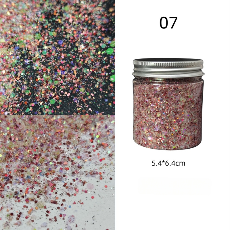 Nagu gliterēti ar PET materiālu, zvaigžņu debess raksts, korejiešu stila spožs pārklājums