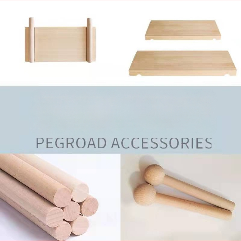 Mediniai priedai perforuotai plokštei su skandinaviško stiliaus kabliu, apkrova, beech wood, Baimao prekės ženklas, kilmė Linyi, 2020 m. pavasaris