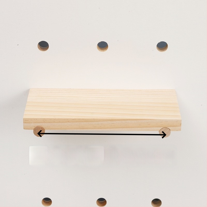 Mediniai priedai perforuotai plokštei su skandinaviško stiliaus kabliu, apkrova, beech wood, Baimao prekės ženklas, kilmė Linyi, 2020 m. pavasaris