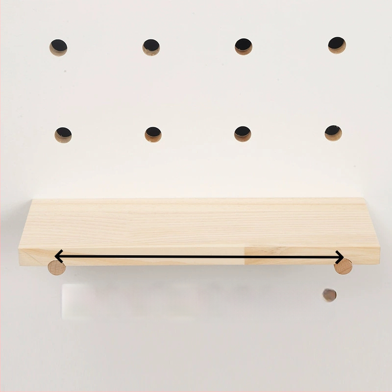 Mediniai priedai perforuotai plokštei su skandinaviško stiliaus kabliu, apkrova, beech wood, Baimao prekės ženklas, kilmė Linyi, 2020 m. pavasaris