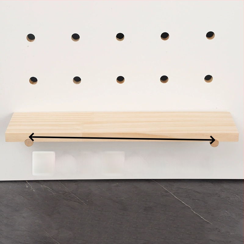 Mediniai priedai perforuotai plokštei su skandinaviško stiliaus kabliu, apkrova, beech wood, Baimao prekės ženklas, kilmė Linyi, 2020 m. pavasaris