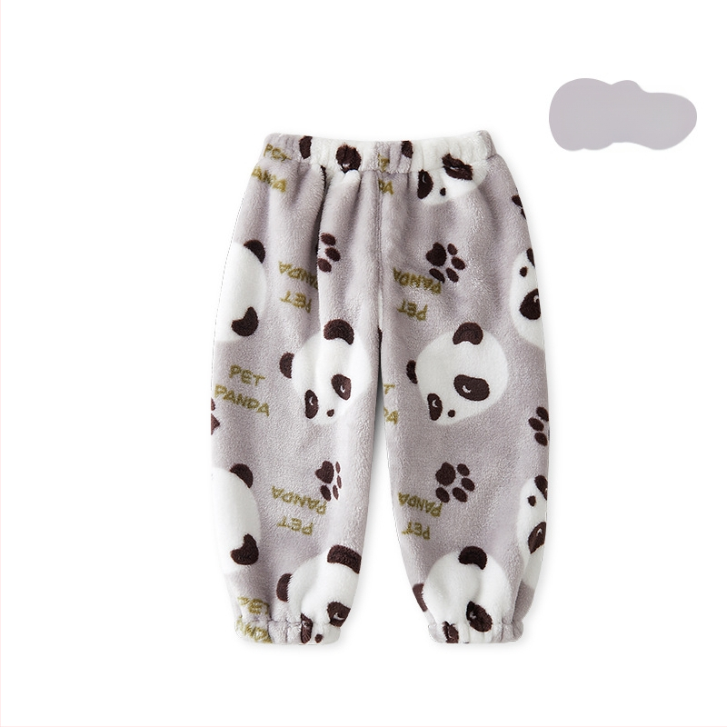 Vaikų flisinės kelnes su koralo velūru audiniu, 100% poliesteris, vidurinis juosmuo, kelnių ilgis, švelnus apdailos