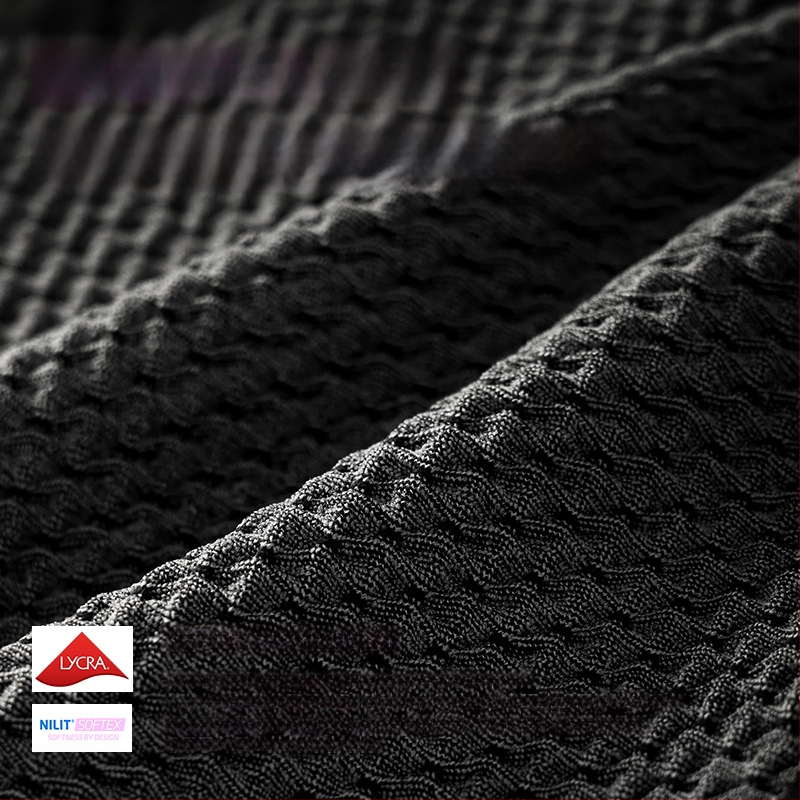 Rexchi terminis greitai džiūstantis apatinių komplektas su Lycra, dryžių raštas, unisex, kompresijos kirpimas, šiltas ir kvėpuojantis žiemai ir rudeniui