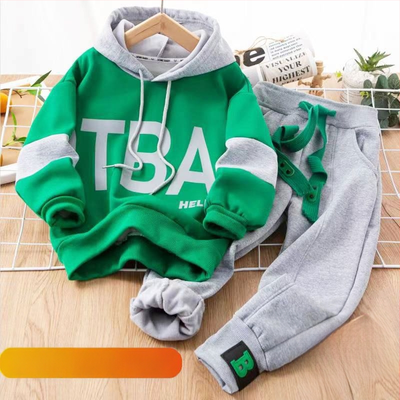 Vaikiškas dviejų dalių kostiumas su ilgomis rankovėmis (megztas audinys, triušio kailis 91–95%, pavasaris 2025)