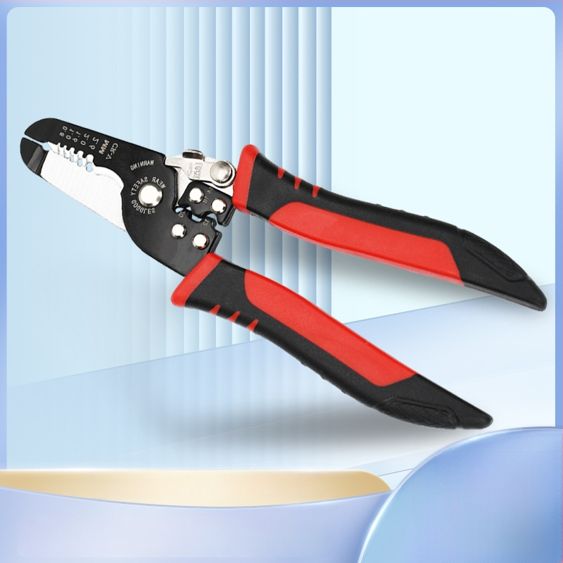 Daugiafunkcinės kabelių krimpavimo replės, manganinis plienas, elektrikams, aukšta kietumas, žnyplių tipas