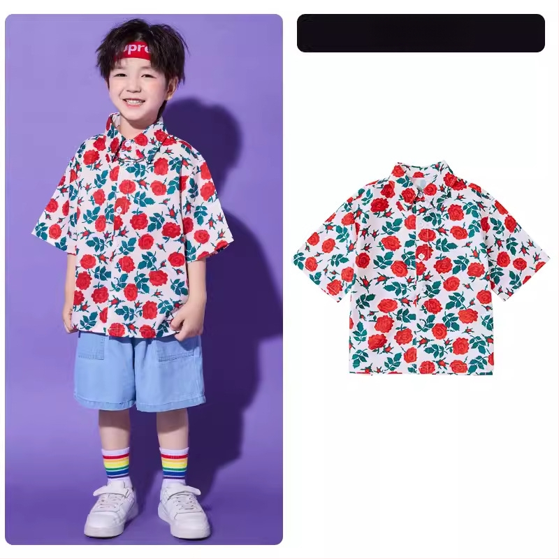 Vaikų hiphopo pasirodymo kostiumas, universalus, 65% medvilnė, vasara 2024, tinka 8+ metų vaikams