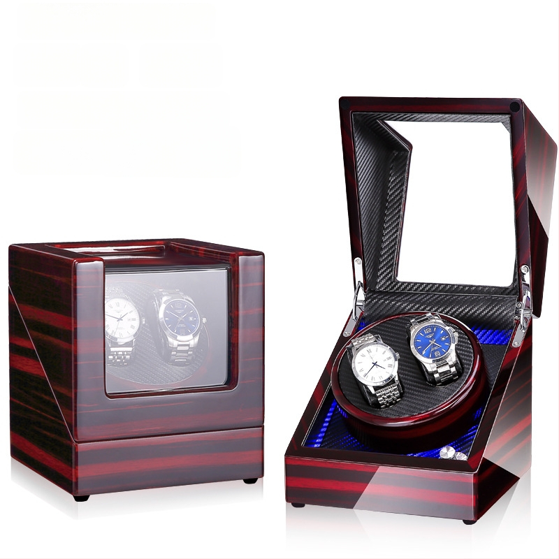 Automata mechanikus órák feltekerő doboza | Modell SVC2000, MDF piano felülettel, kézi csiszolás és polírozás