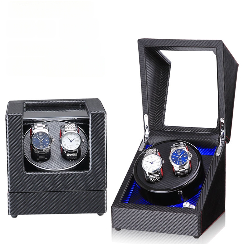 Automata mechanikus órák feltekerő doboza | Modell SVC2000, MDF piano felülettel, kézi csiszolás és polírozás