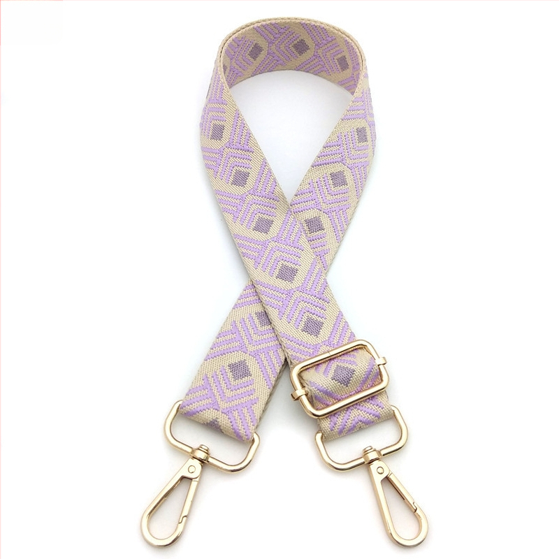 Podešivi remen za torbu s romboidnim šivom, lagani luksuz, za nošenje na ramenu ili crossbody