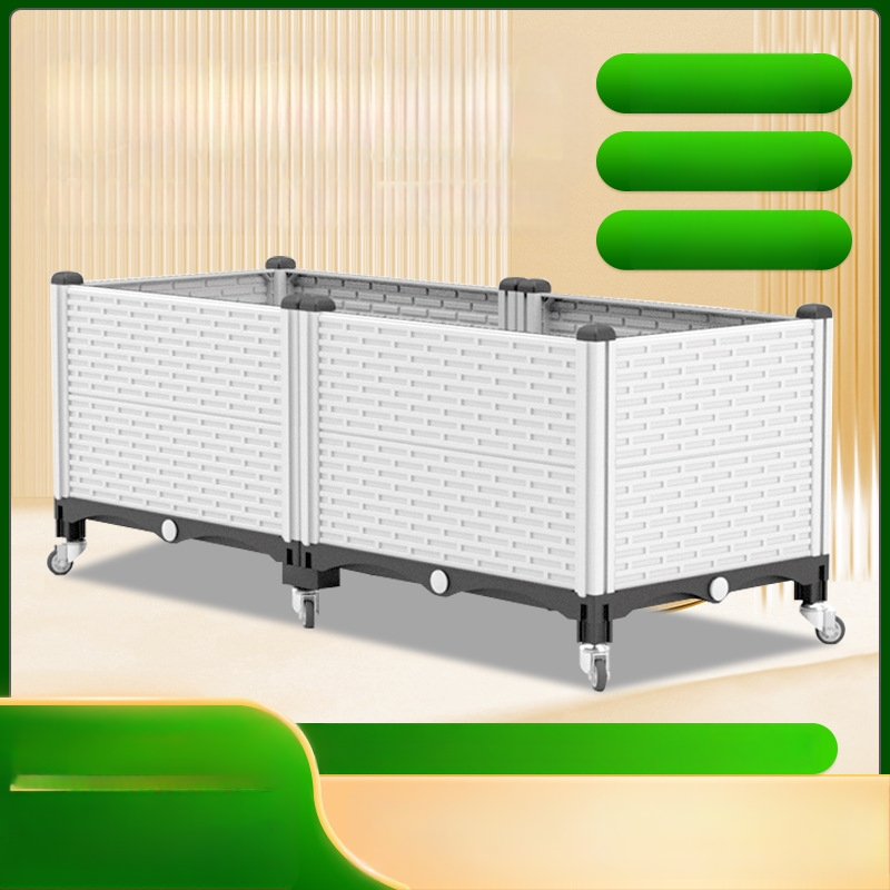 Plastmasas puķu pods ar nordiska stila, piemērots grīdai, injekcijas veidots, elpojošs un izturīgs